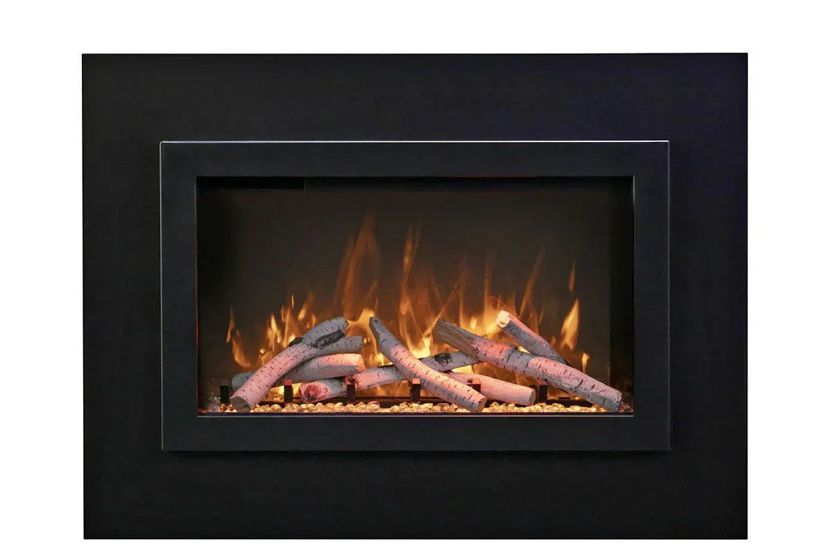 Amantii Traditional Bespoke 30-Inch Built-In Indoor/Outdoor Smart Electric Firebox Insert - Green Vista Living