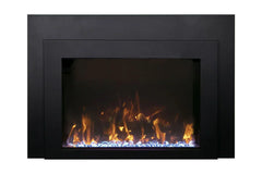 Amantii Traditional Bespoke 30-Inch Built-In Indoor/Outdoor Smart Electric Firebox Insert - Green Vista Living
