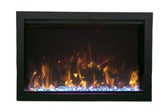Amantii Traditional Bespoke 30-Inch Built-In Indoor/Outdoor Smart Electric Firebox Insert - Green Vista Living