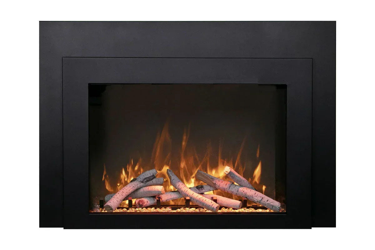 Amantii Traditional Bespoke 30-Inch Built-In Indoor/Outdoor Smart Electric Firebox Insert - Green Vista Living