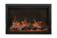 Amantii Traditional Bespoke 30-Inch Built-In Indoor/Outdoor Smart Electric Firebox Insert - Green Vista Living