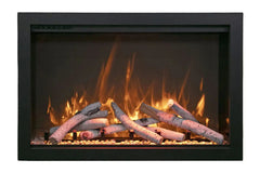 Amantii Traditional Bespoke 30-Inch Built-In Indoor/Outdoor Smart Electric Firebox Insert - Green Vista Living