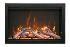 Amantii Traditional Bespoke 30-Inch Built-In Indoor/Outdoor Smart Electric Firebox Insert - Green Vista Living