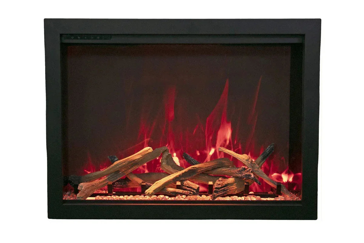 Amantii Traditional Bespoke 48-Inch Built-In Indoor/Outdoor Smart Electric Firebox Insert - Green Vista Living