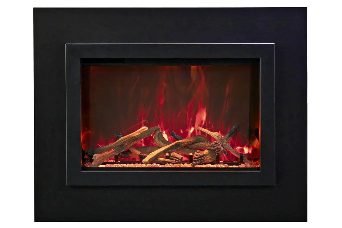 Amantii Traditional Bespoke 30-Inch Built-In Indoor/Outdoor Smart Electric Firebox Insert - Green Vista Living