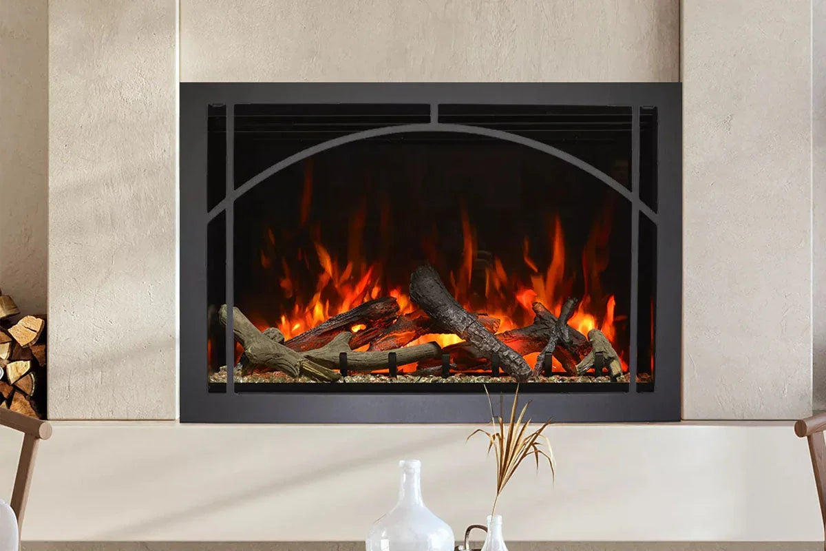 Amantii Traditional Lumina 33-Inch Built-In Indoor/Outdoor Smart Electric Firebox Insert - Green Vista Living