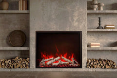 Amantii Traditional Bespoke 48-Inch Built-In Indoor/Outdoor Smart Electric Firebox Insert - Green Vista Living