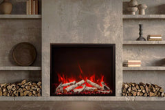 Amantii Traditional Bespoke 48-Inch Built-In Indoor/Outdoor Smart Electric Firebox Insert - Green Vista Living