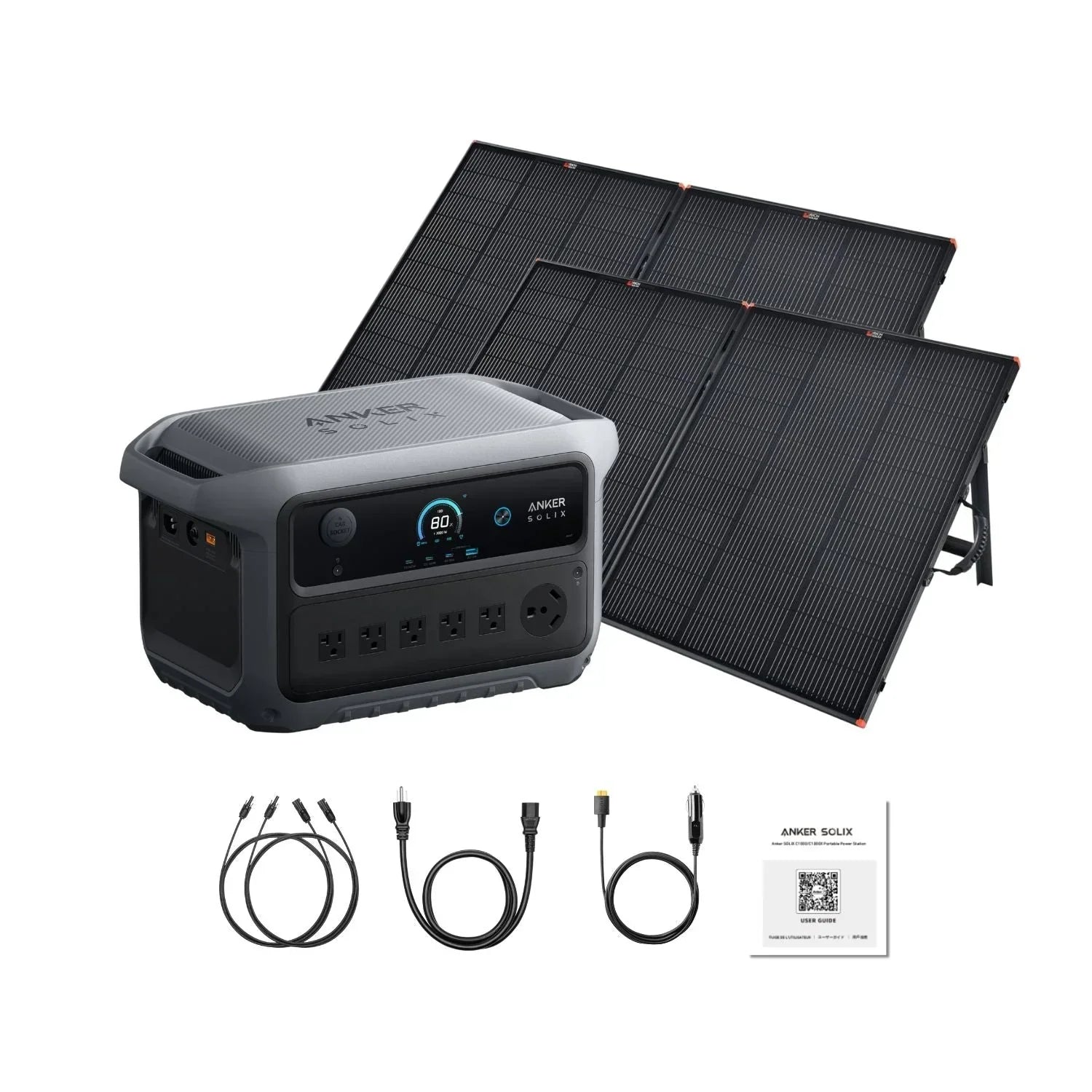 Anker SOLIX C2000 Gen 2 Portable Power Station | 2048Wh | 2400W | 800W Solar Input - Green Vista Living