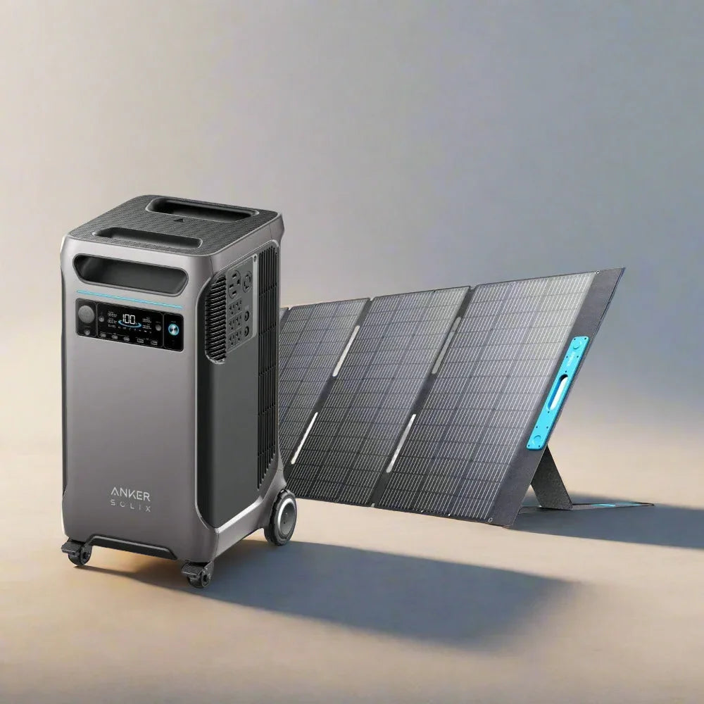 Anker SOLIX F3800 Solar Generator Kits (With a Free Anker SOLIX F3800 Protective Cover Bag) - Green Vista Living