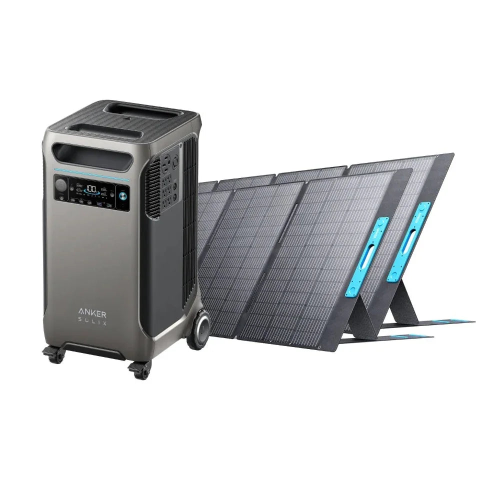 Anker SOLIX F3800 Solar Generator Kits (With a Free Anker SOLIX F3800 Protective Cover Bag) - Green Vista Living