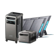 Anker SOLIX F3800 Solar Generator Kits (With a Free Anker SOLIX F3800 Protective Cover Bag) - Green Vista Living