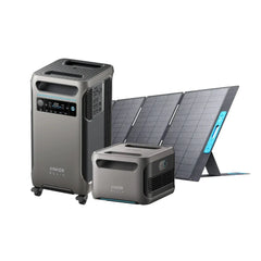 Anker SOLIX F3800 Solar Generator Kits (With a Free Anker SOLIX F3800 Protective Cover Bag) - Green Vista Living