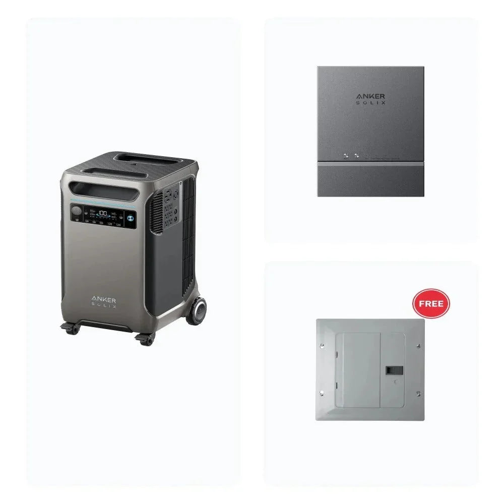 Anker SOLIX F3800 Smart Home Power Kit (With a Free Anker SOLIX F3800 Protective Cover Bag) - Green Vista Living