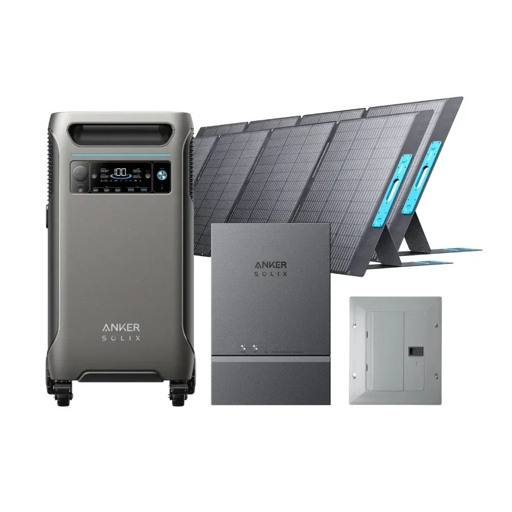 Anker SOLIX F3800 Smart Home Power Kit (With a Free Anker SOLIX F3800 Protective Cover Bag) - Green Vista Living