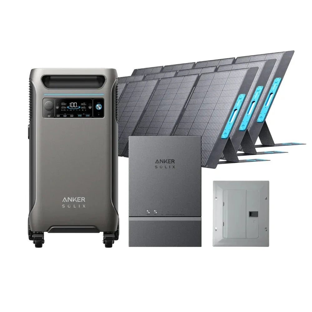 Anker SOLIX F3800 Smart Home Power Kit (With a Free Anker SOLIX F3800 Protective Cover Bag) - Green Vista Living