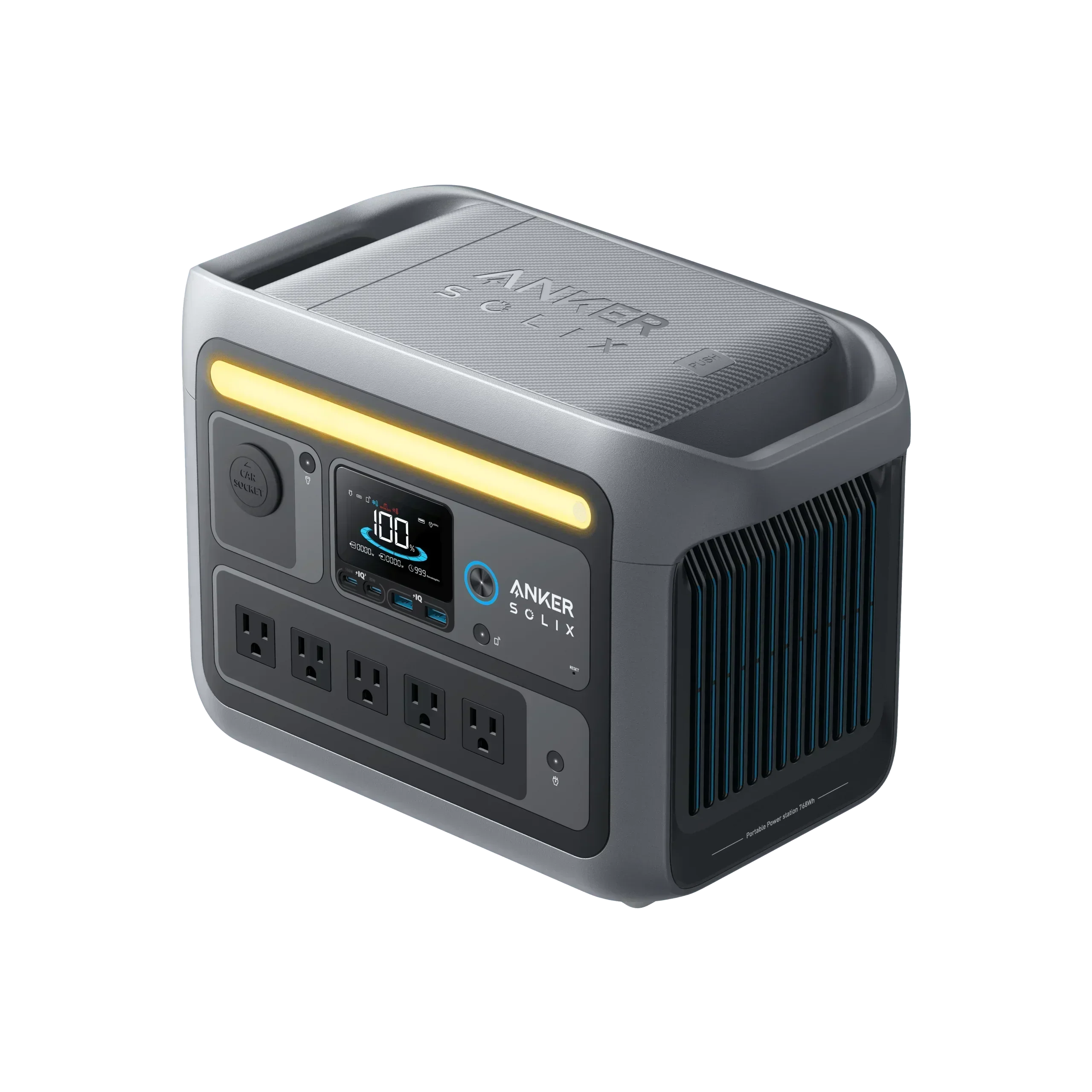 Anker SOLIX C800X Portable Power Station Solar Generator (768Wh | 1200W) - Green Vista Living