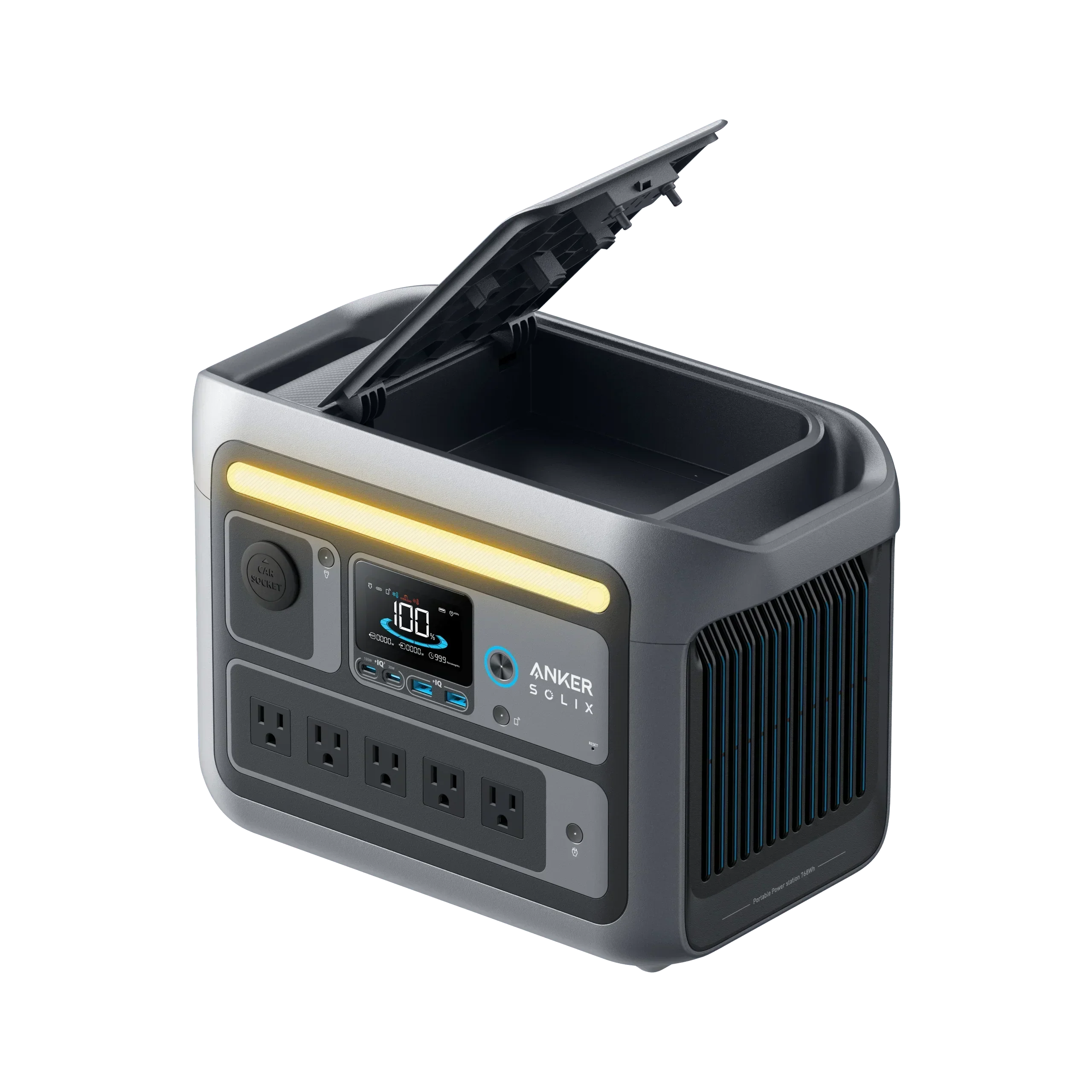 Anker SOLIX C800X Portable Power Station Solar Generator (768Wh | 1200W) - Green Vista Living