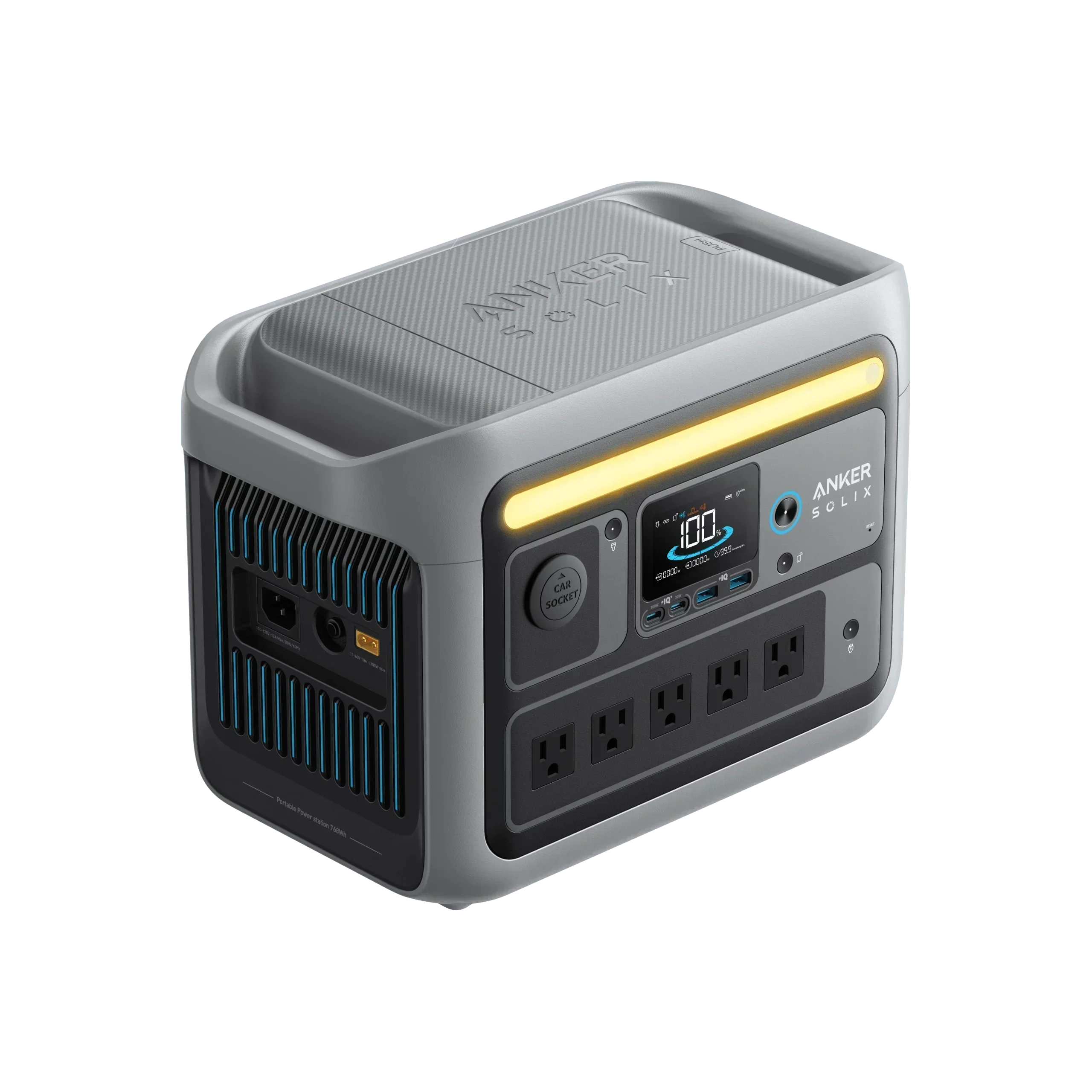 Anker SOLIX C800X Portable Power Station Solar Generator (768Wh | 1200W) - Green Vista Living