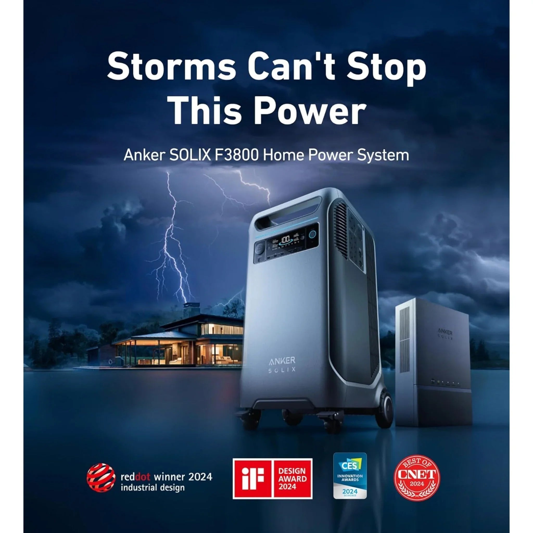 Anker SOLIX F3800 Portable Power Station (With a Free Protective Cover Bag) - Green Vista Living