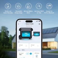 Anker SOLIX F2600 Portable Power Station 2560Wh|2400W - Green Vista Living