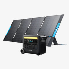 Anker SOLIX F2600 Solar Generator + 400W Solar Panel - Green Vista Living
