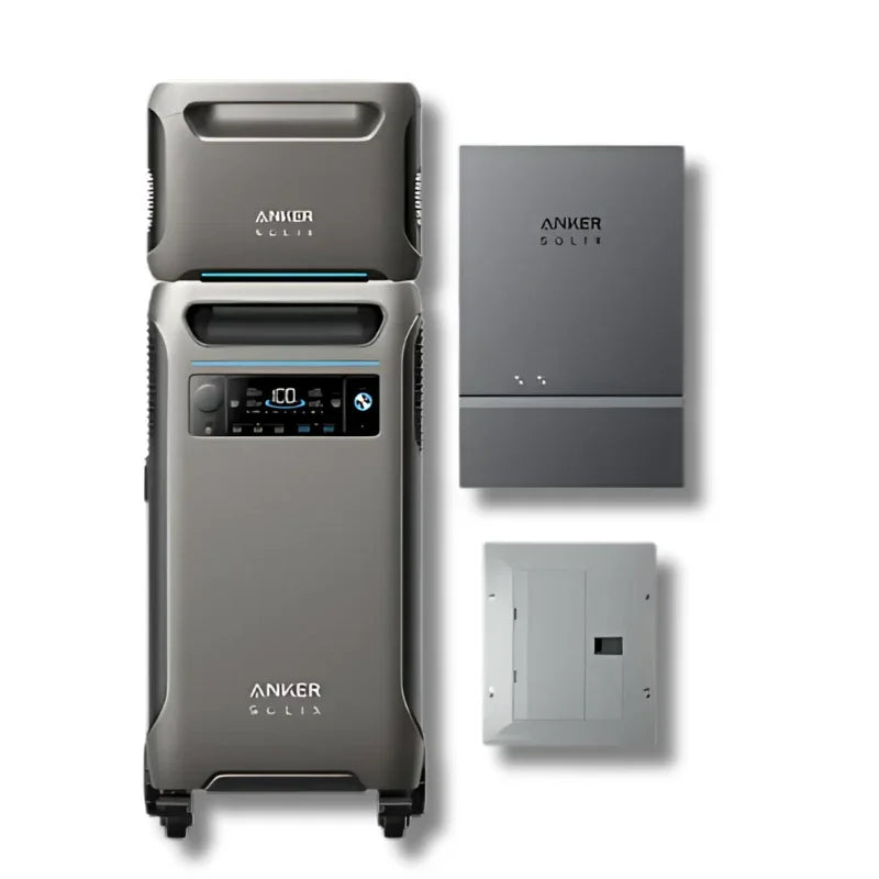 Anker SOLIX F3800+ Expansion Battery + Smart Home Power Kit (With a Free Anker SOLIX F3800 Protective Cover Bag) - Green Vista Living