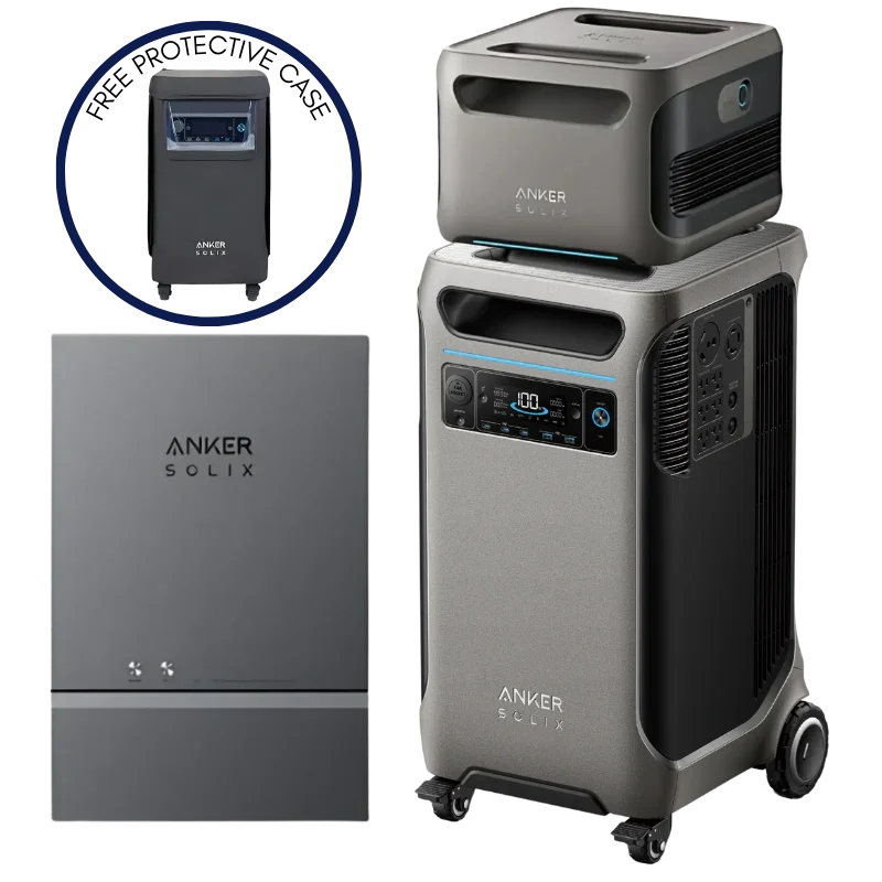 Anker SOLIX F3800+ Expansion Battery + Smart Home Power Kit (With a Free Anker SOLIX F3800 Protective Cover Bag) - Green Vista Living