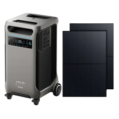 Anker SOLIX F3800 Plus Portable Power Station + 410W Rigid Solar Panel (With a Free Anker SOLIX F3800 Plus Protective Cover Bag) - Green Vista Living