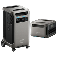 Anker SOLIX F3800 Plus Portable Power Station + Extra Battery (With a Free Anker SOLIX F3800 Plus Protective Cover Bag) - Green Vista Living