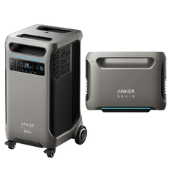 Anker SOLIX F3800 Plus Portable Power Station + Extra Battery (With a Free Anker SOLIX F3800 Plus Protective Cover Bag) - Green Vista Living