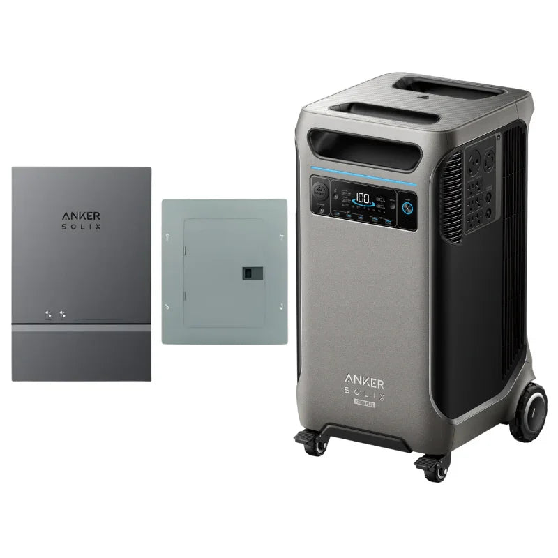 Anker SOLIX F3800 Plus Portable Power Station + Home Power Panel + Sub Panel (With a Free Anker SOLIX F3800 Plus Protective Cover Bag) - Green Vista Living