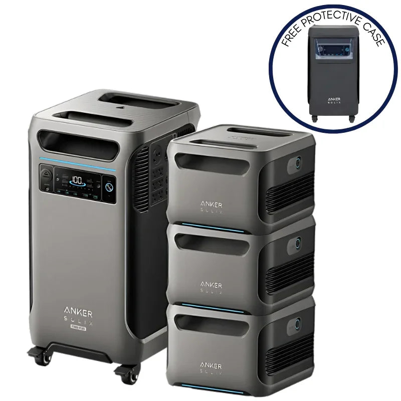 Anker SOLIX F3800 Plus Portable Power Station + Extra Battery - Green Vista Living