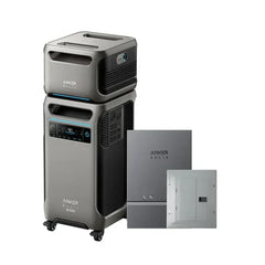 Anker SOLIX F3800 Plus Portable Power Station + Anker SOLIX BP3800 Expansion Battery + Home Power Panel + Sub Panel - Green Vista Living