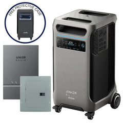 Anker SOLIX F3800 Plus Portable Power Station + Home Power Panel + Sub Panel (With a Free Anker SOLIX F3800 Plus Protective Cover Bag) - Green Vista Living