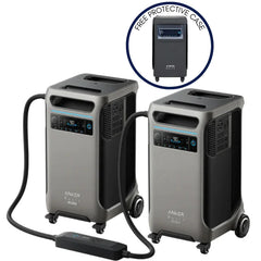 Anker SOLIX F3800 Plus Portable Power Station x2 + Double Voltage Hub (With a Free Anker SOLIX F3800 Plus Protective Cover Bag) - Green Vista Living