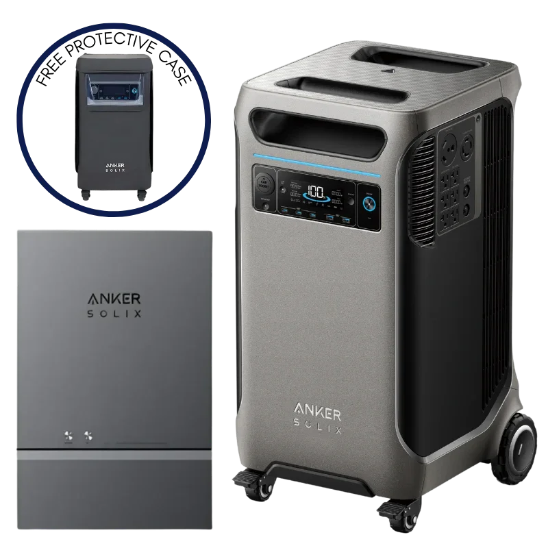 Anker SOLIX F3800 Smart Home Power Kit (With a Free Anker SOLIX F3800 Protective Cover Bag) - Green Vista Living