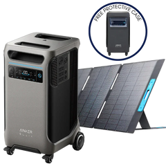 Anker SOLIX F3800 Solar Generator Kits (With a Free Anker SOLIX F3800 Protective Cover Bag) - Green Vista Living