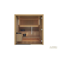 Auroom Libera Glass Cabin Sauna Kit - Green Vista Living