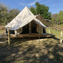 Awning for Bell tents - Green Vista Living