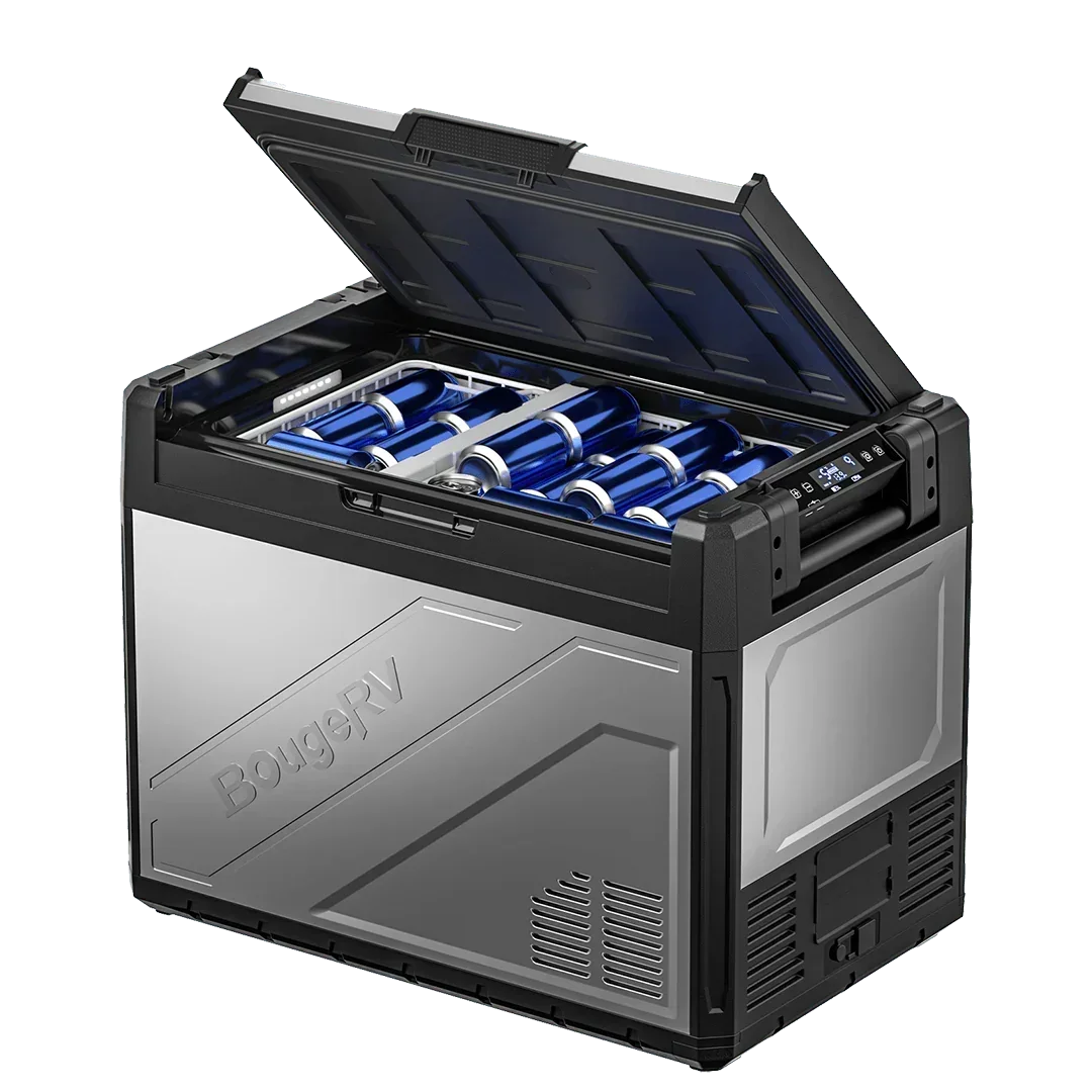 BougeRV Rocky 55QT Dual Zone 12V Portable Fridge - Green Vista Living