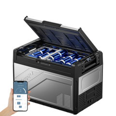 BougeRV ROVER2000 Semi-Solid Portable Power Station with ROCKY Metal Fridge - Green Vista Living