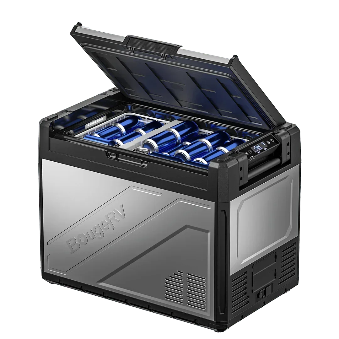 BougeRV Rocky 69QT Dual Zone 12V Portable Fridge - Green Vista Living