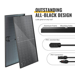 BougeRV 12V 800W High Watt Rigid Solar System Kit - Green Vista Living