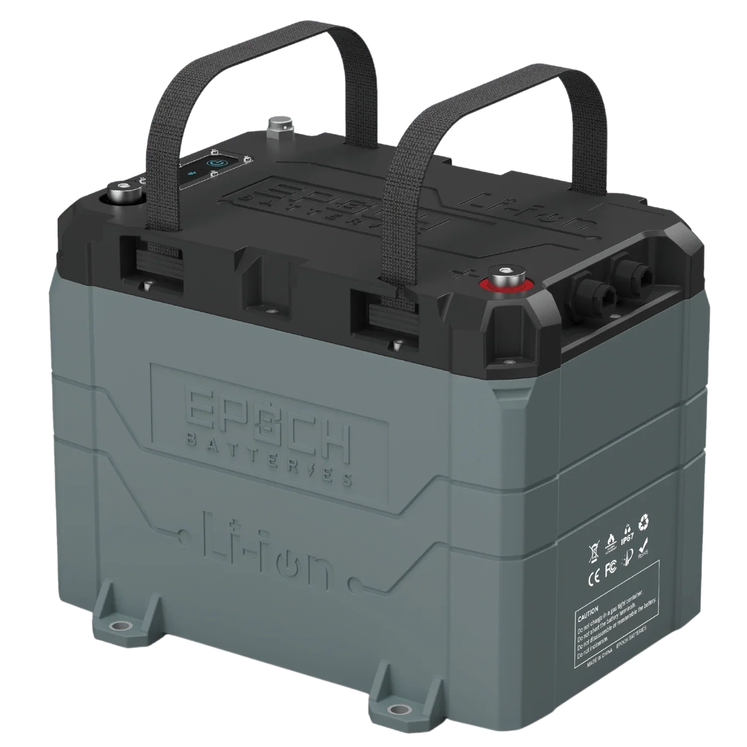 Epoch 24V 100Ah LiFePO4 Lithium Battery - Bluetooth, Heating, Waterproof Epoch Batteries