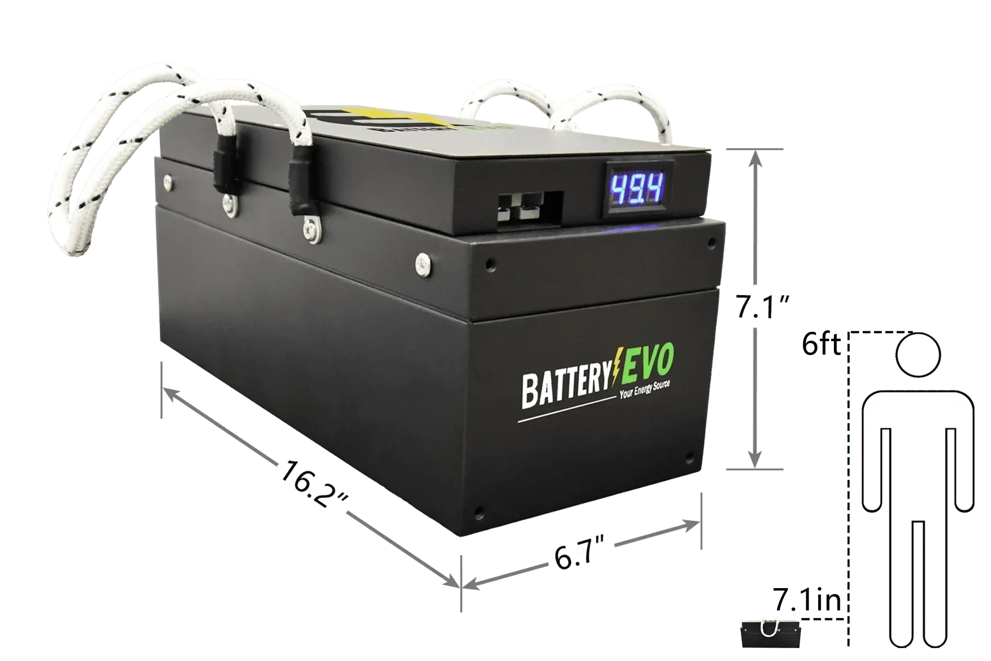 BatteryEVO 48V BADGER 3x Battery Kit (141Ah - 6.3 kWh) - Green Vista Living