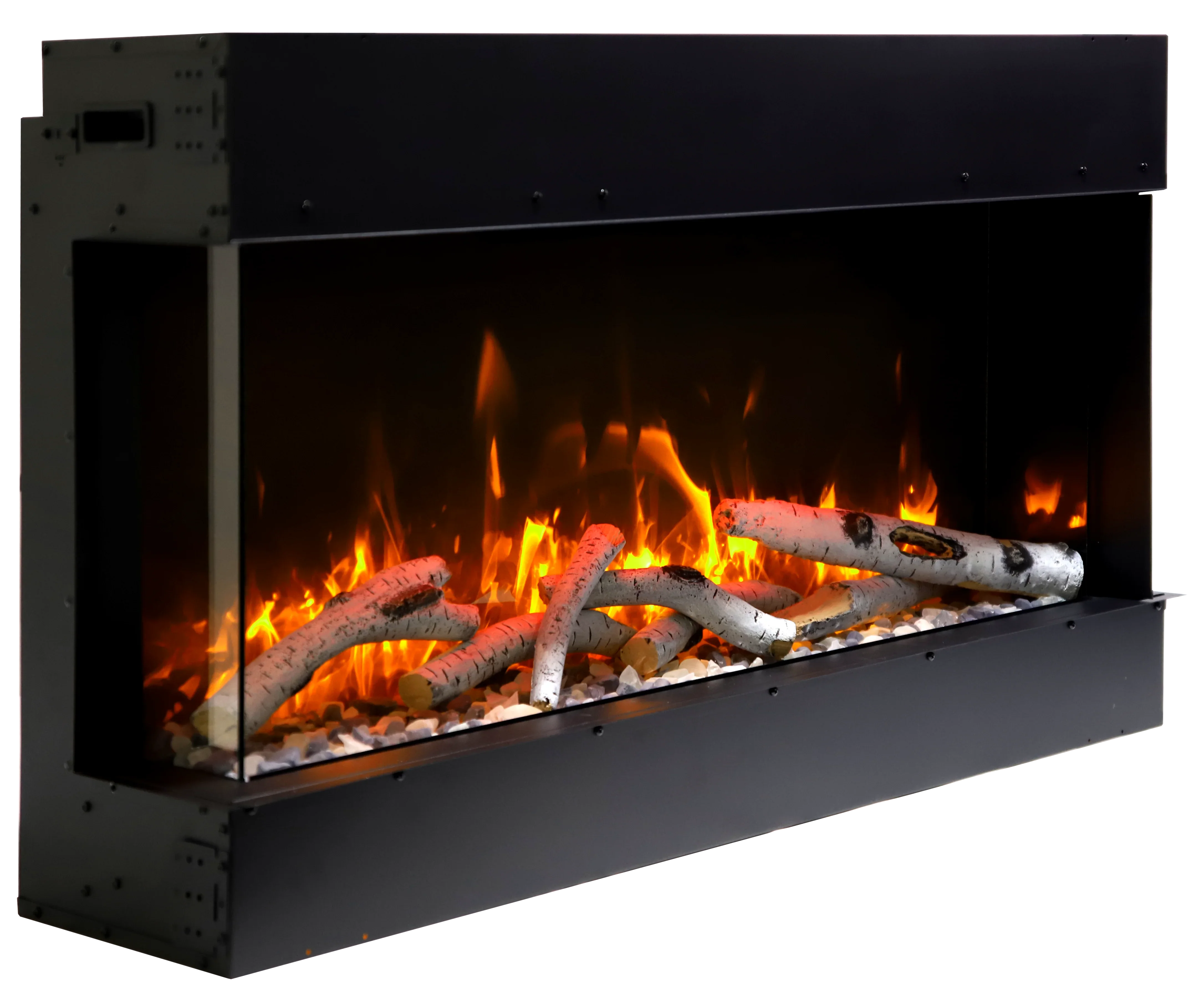Remii BAY-SLIM 3 Sided Smart Electric Fireplace - Green Vista Living