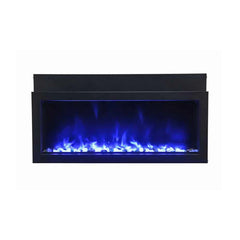 Amantii Panorama Extra Slim 60 Inch Smart Indoor or Outdoor Linear Electric Fireplace - Green Vista Living