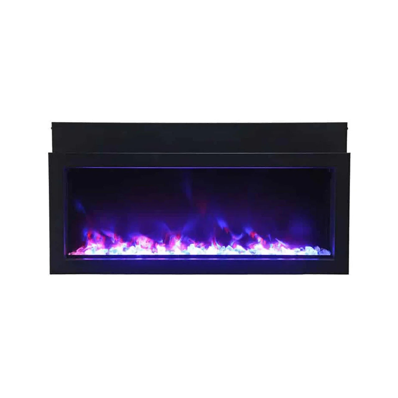 Amantii Panorama Extra Slim 40 Inch Smart Indoor or Outdoor Linear Electric Fireplace - Green Vista Living