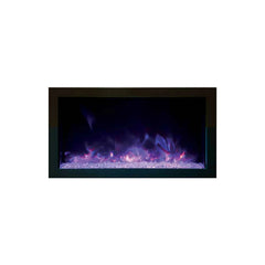 Amantii Panorama Extra Slim 60 Inch Smart Indoor or Outdoor Linear Electric Fireplace - Green Vista Living